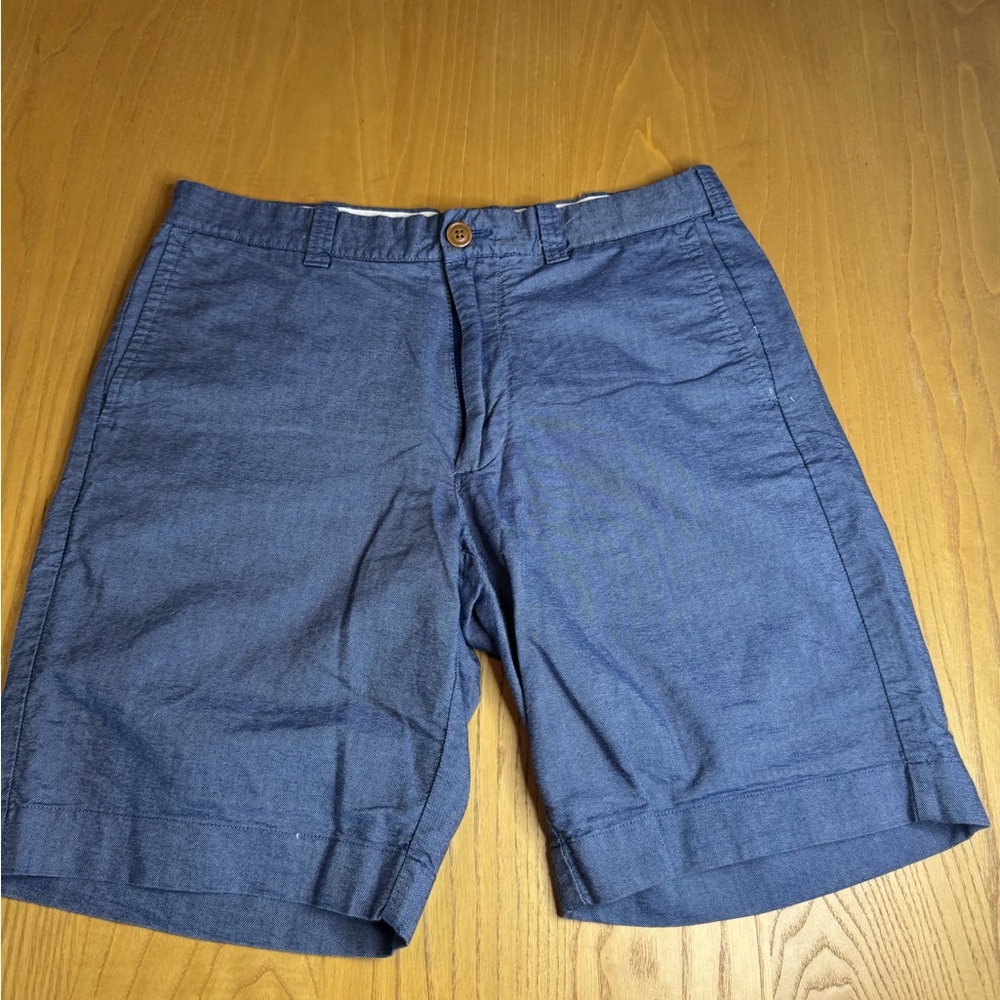 J. Crew Blue Flat Front Casual Shorts